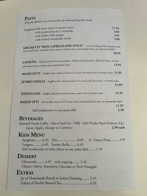 Thirty Seventh Street Pizzaria menu 4